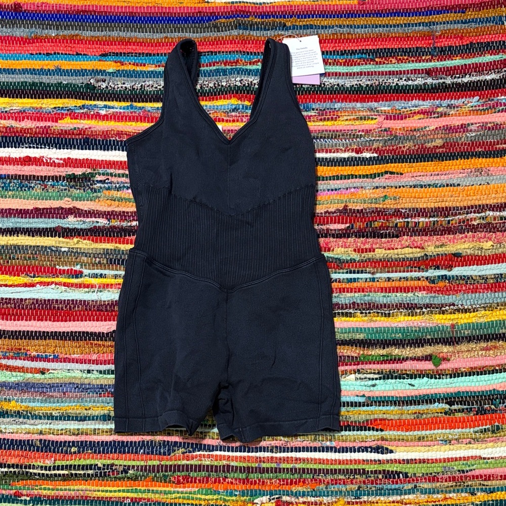 JoyLab black fitted romper NWT casual active wear size medium